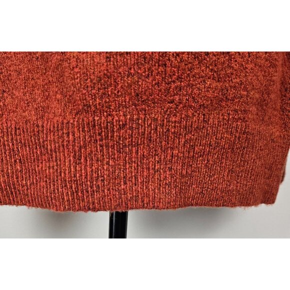 A New Day Womens Sweater Size Large Rust Cozy Warm Comfortable Crew Neck Stylish - Picture 8 of 11